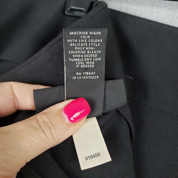 Lane Bryant Size 18 Classic Pencil Skirt Solid Black Closet Staple Office Basic - Picture 7 of 7